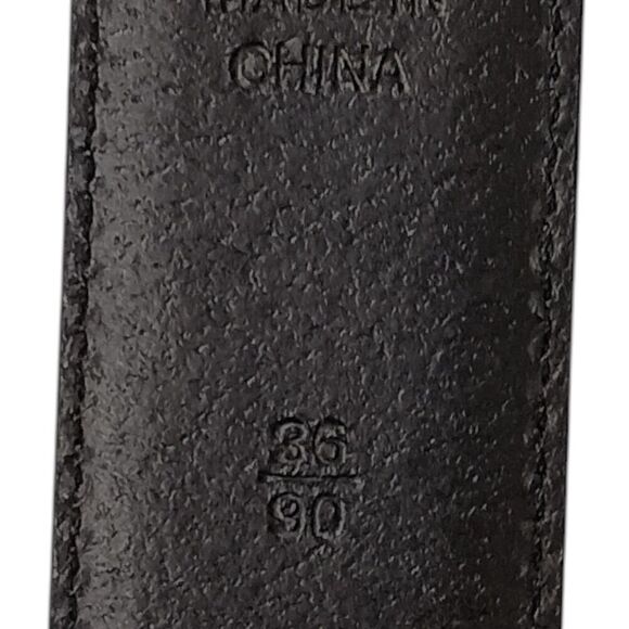 Polo Ralph Lauren Belt 36 Mens Black Leather - Picture 7 of 9